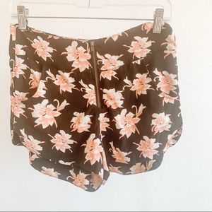 New Acacia Silk High Waisted Shorts in Aloha Print